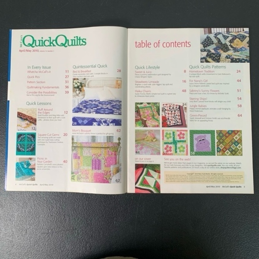 5 “April-May-Spring-Summer” Quilting Magazines. - Picture 12 of 16